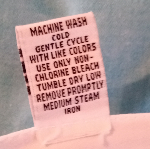 Expressions Embroidered Cotton Patio Dress In Turquoise, Size XL - Picture 5 of 5